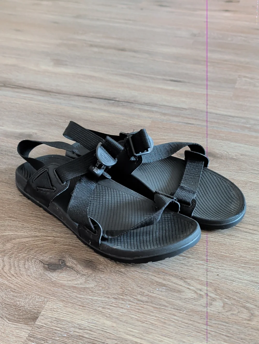 Chaco Men's Black Z/Classic Adjustable Webbing Sandals